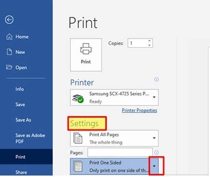 how to print something front and back with a laser printer