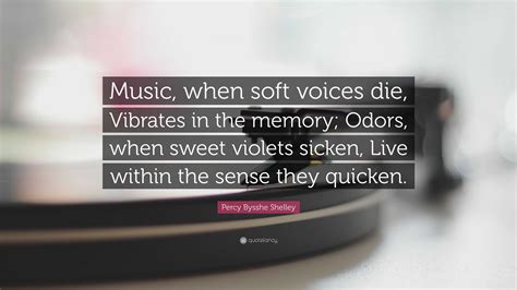 music when soft voices die - in the silence of the mind