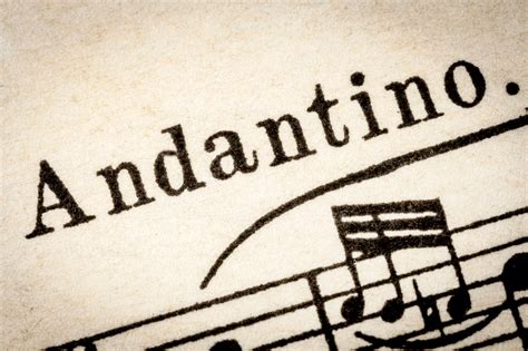 what does andantino mean in music? how it reflects the essence of human emotions